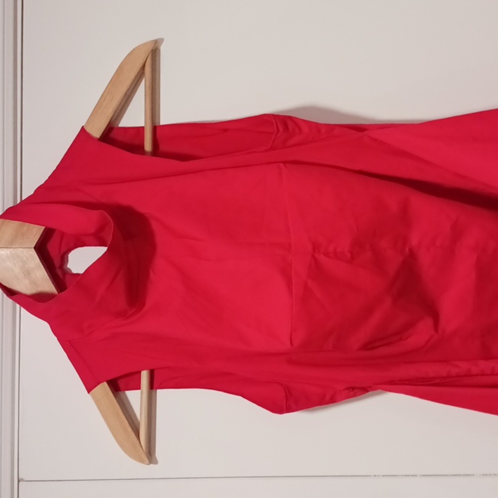 Kitchen Orange Twist Tie dress